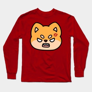 Rawr Shiba Face Long Sleeve T-Shirt